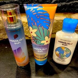 Bath and Body works Honolulu Sun Bundle